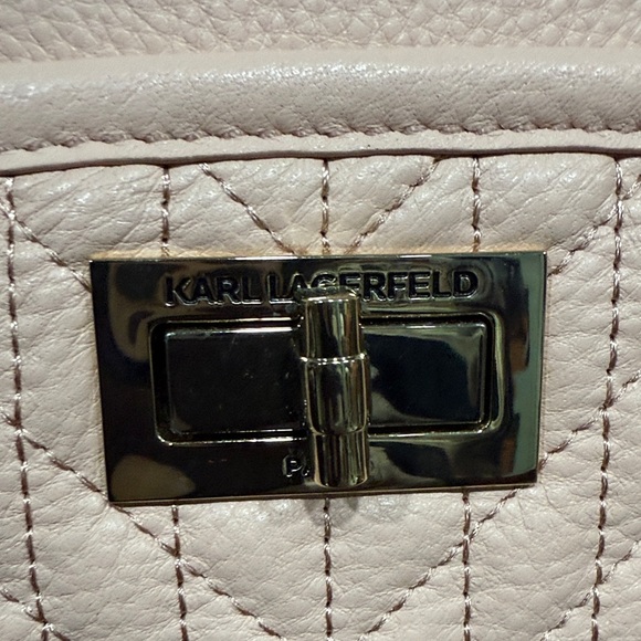 Karl Lagerfeld Quilted Paris
Backpack in Pink/Bisque - Picture 4 of 7